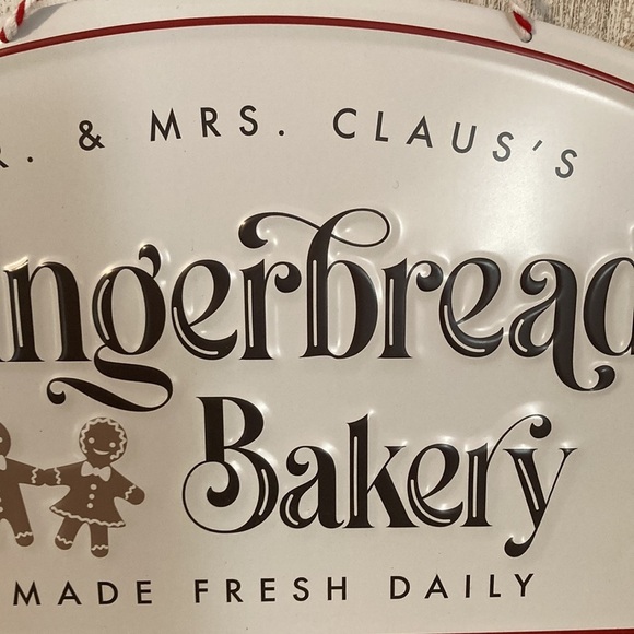 Target BP Christmas 2023 Gingerbread Bakery Metal Sign - Picture 3 of 8
